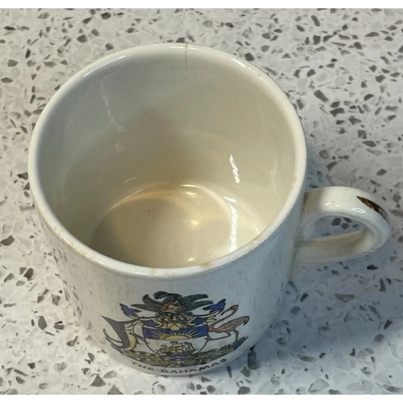 Vintage The Bahamas Souvenir Coffee Mug, Country Crest, Falcon Ware - Picture 4 of 5
